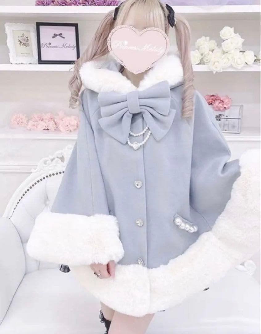 MARS ポンチョ ポンチョコート 量産型 ブルー　水色 マーズ