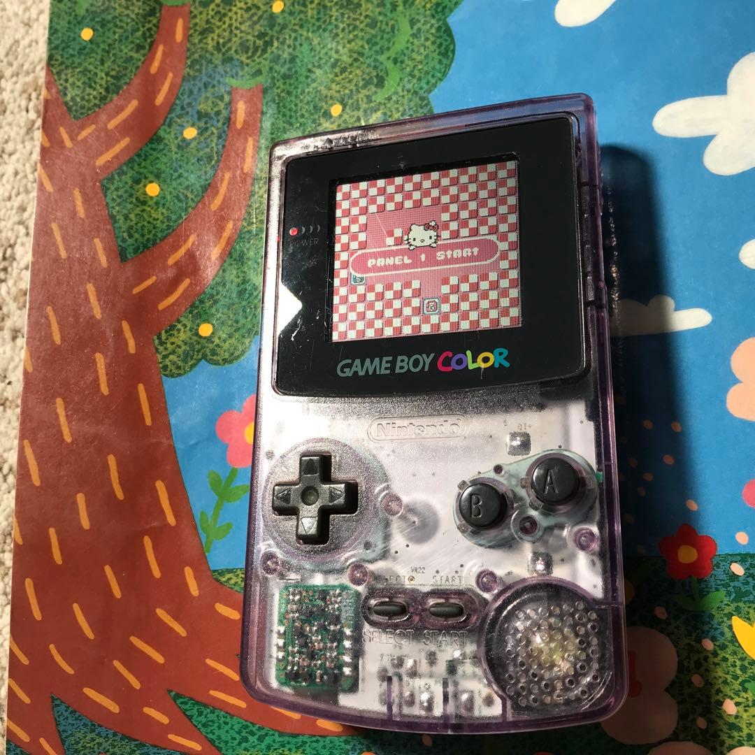 任天堂ゲームボーイクリアーパプル、美品、人気色