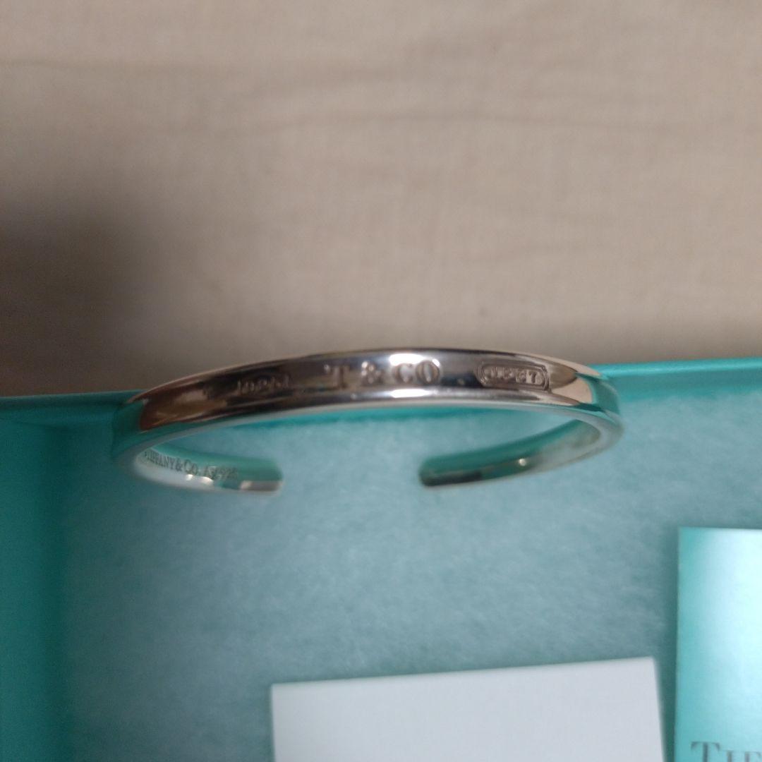最終大値下げ！美品 ティファニー 1837™ カフ シルバーナローバングル M