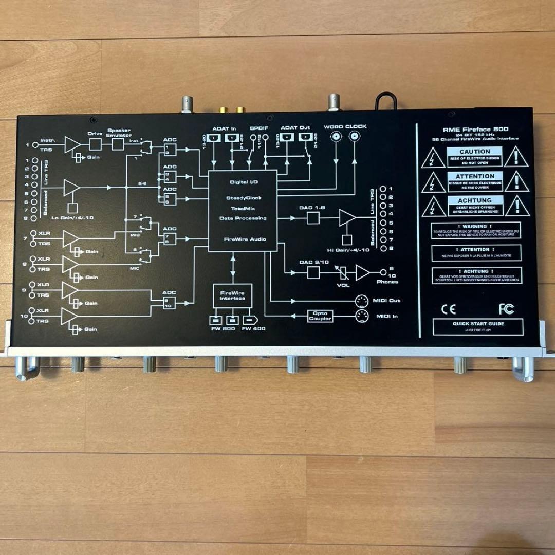 【Apple純正Firewire変換付】RME FIREFACE 800