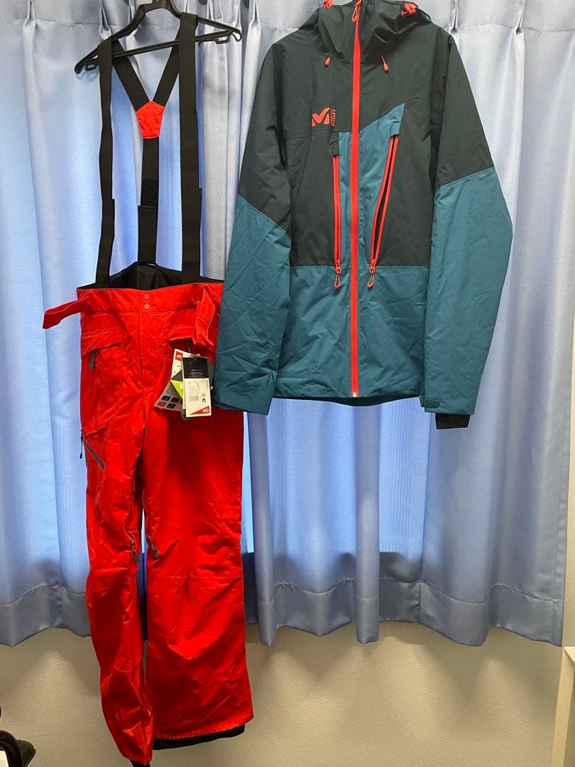 【新品未使用】ミレー MILLET スキーウェア 上下セット Lサイズ