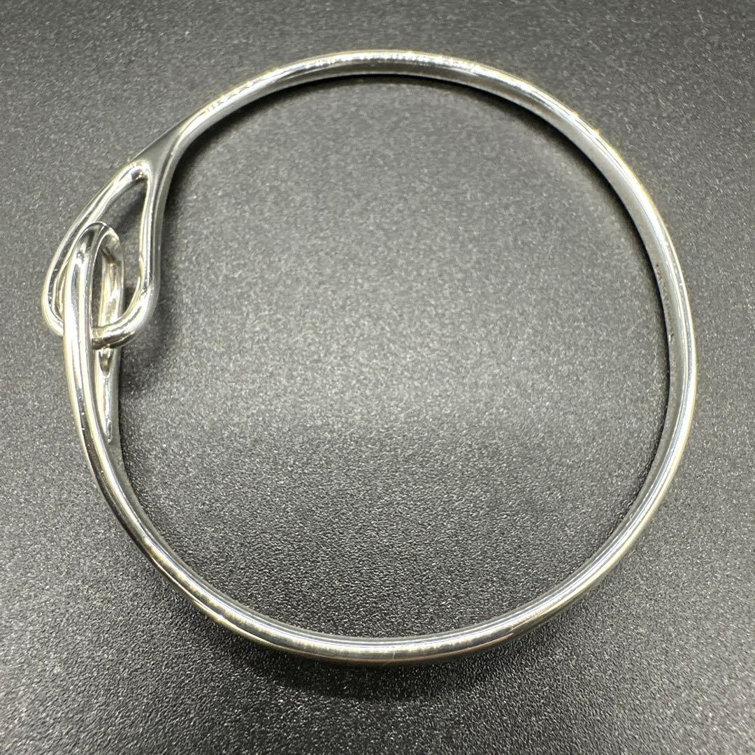 【美品】ティファニー ダブルループ ブレスレット バングル　シルバー 925
