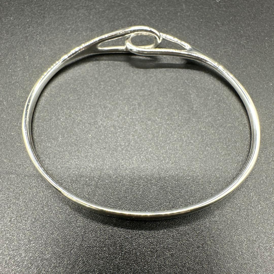 【美品】ティファニー ダブルループ ブレスレット バングル　シルバー 925