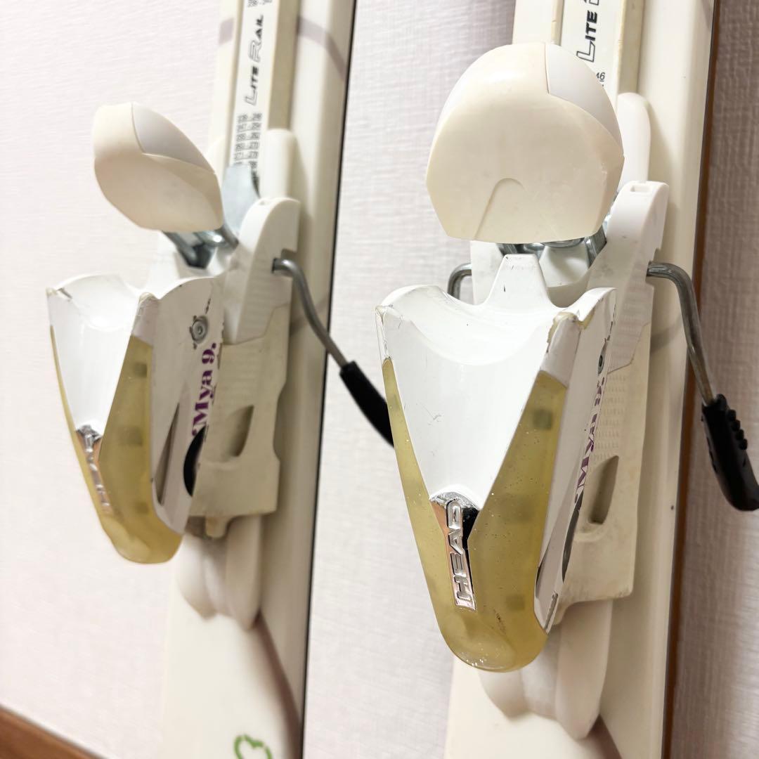 ■HEAD■女性用スキーセット■板142/靴23-23.5/ストック107