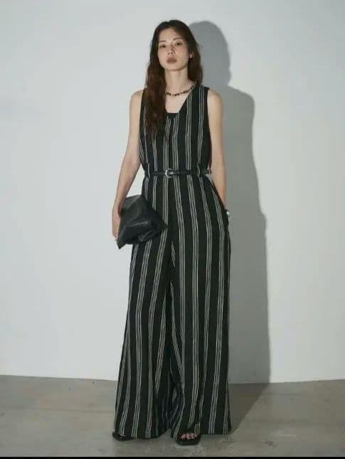 【ANDREA & Co.】 AUBREY オールインワン ブラック ベルト付