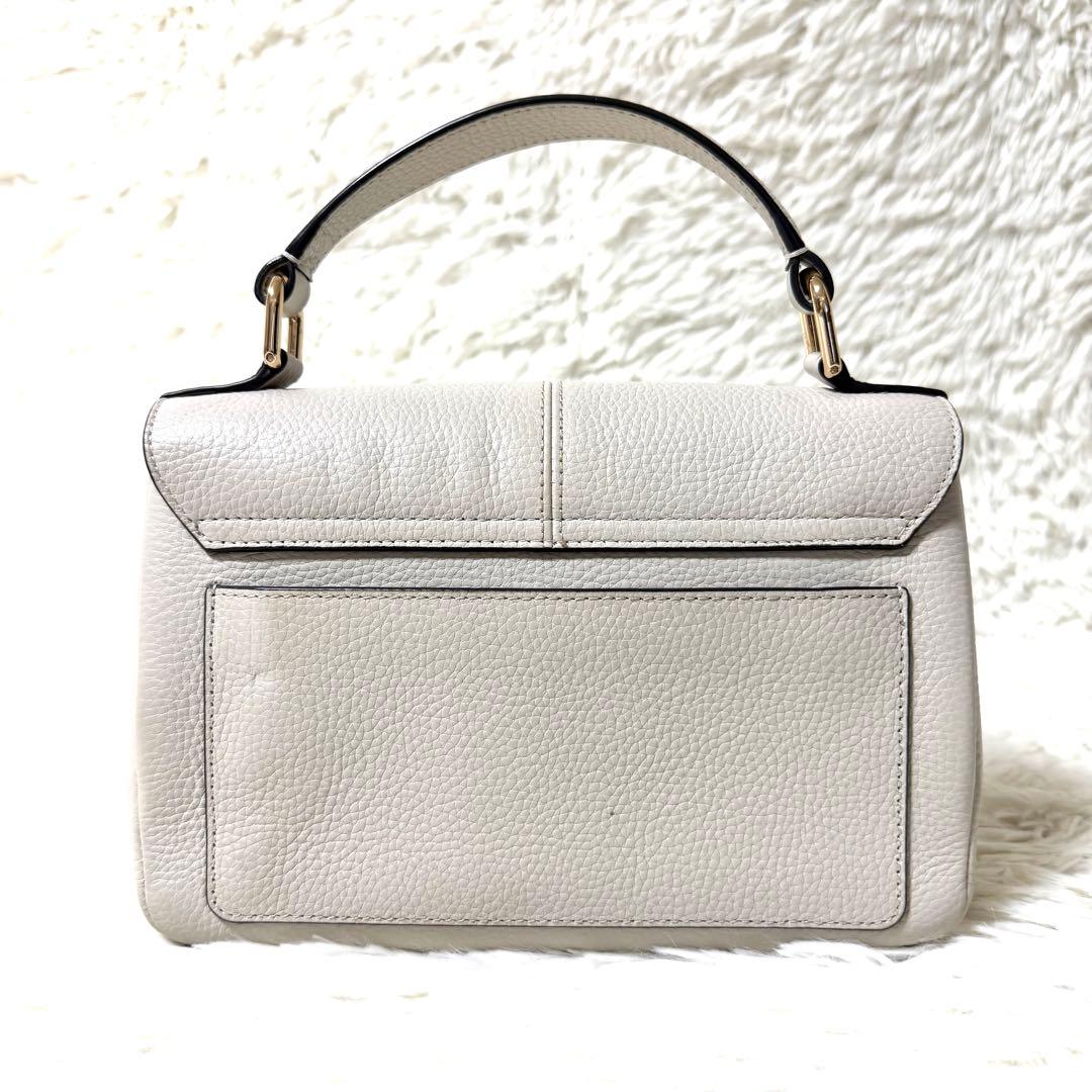 美品✨FURLA ダフネ ショルダーバッグ 2way 現行 アイボリー