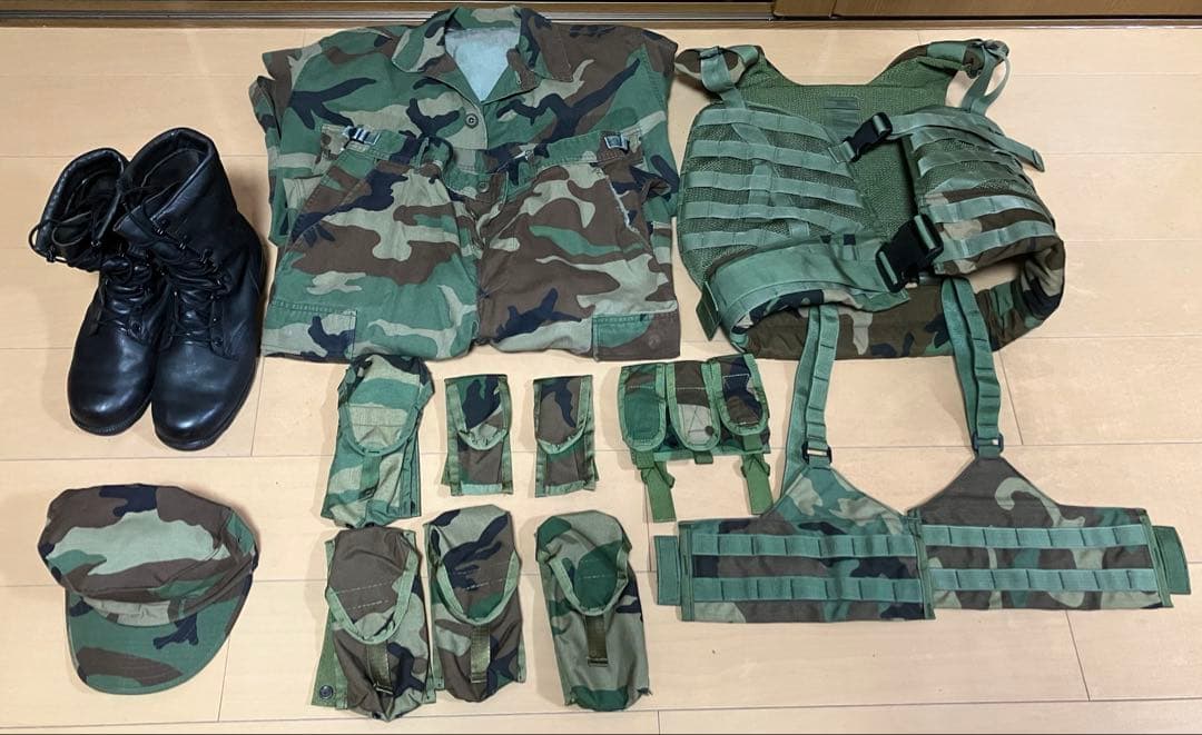 米軍装備セット4 タクティカルベスト等