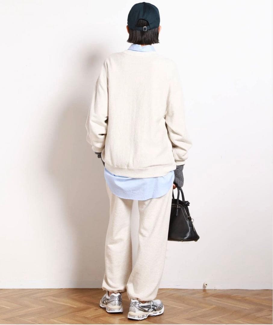 【美品】AP STUDIO 別注AMEY emblem C/N PULLOVER