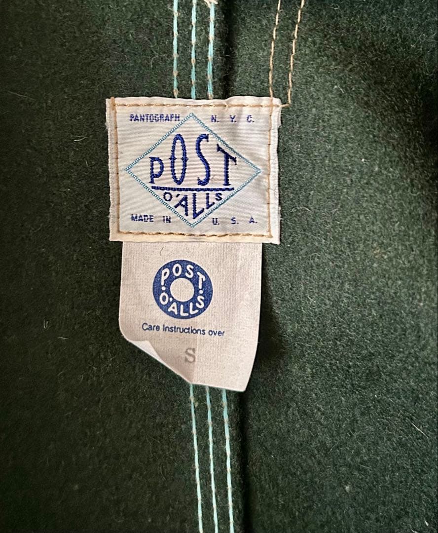 USA製POST O'ALLSポストオーバーオールズ　Sサイズ